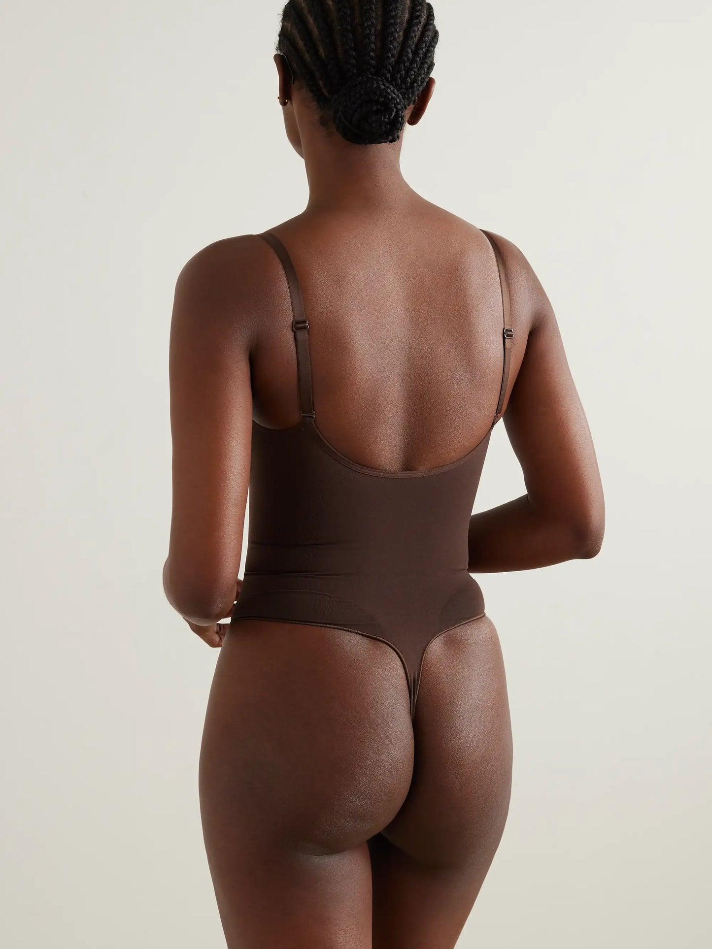 Seamless Sculpt Thong Bodysuit - Cocoa