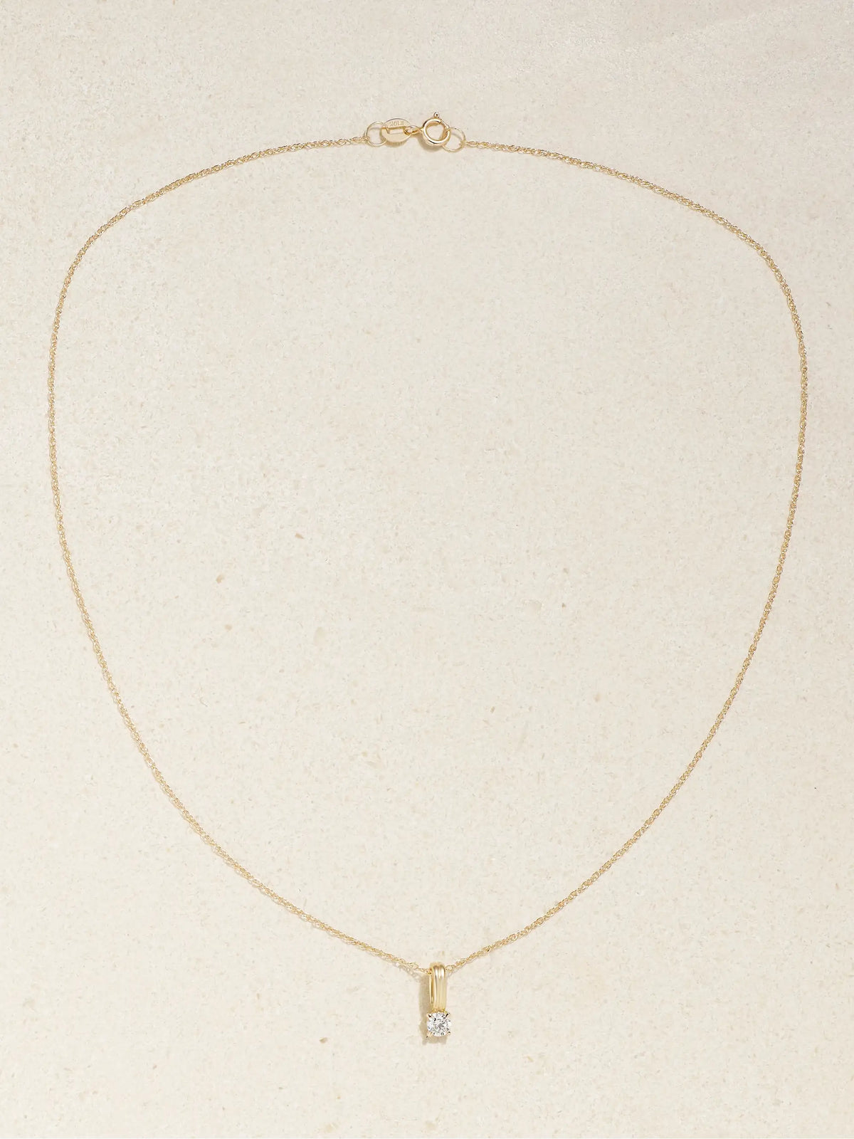 Flow 14-karat Gold Diamond Necklace