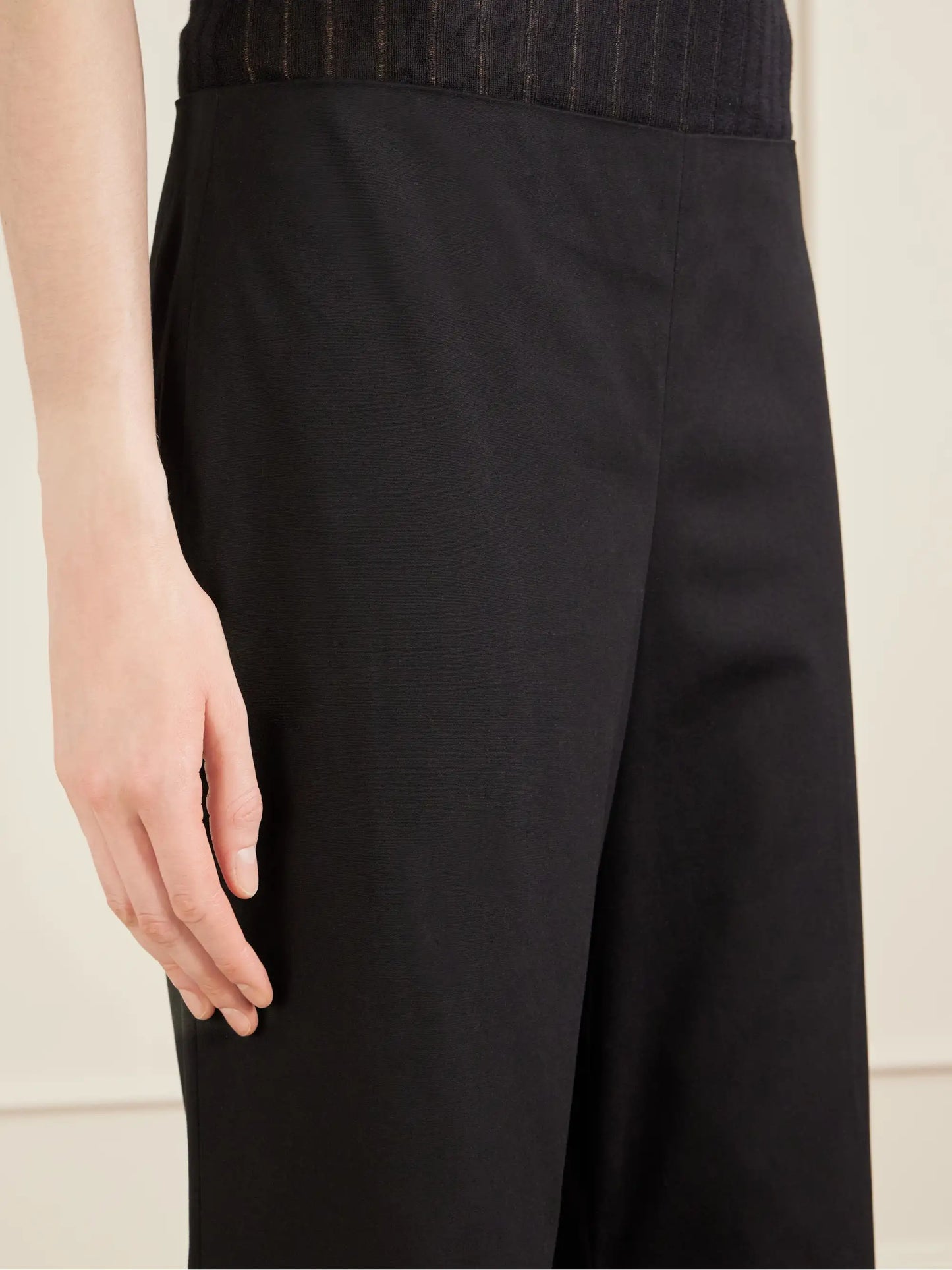 Walter Cotton And Silk-blend Flared Pants