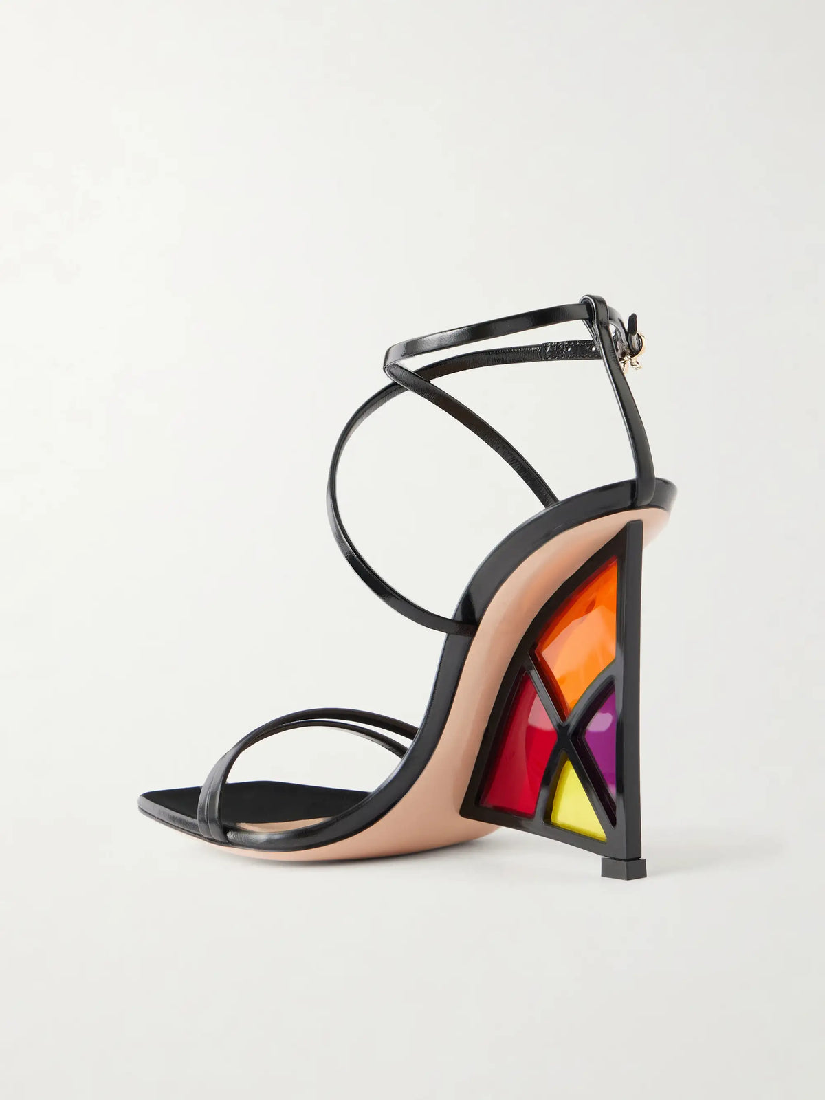 Gianvito Rossi Palais 105 Leather Sandals