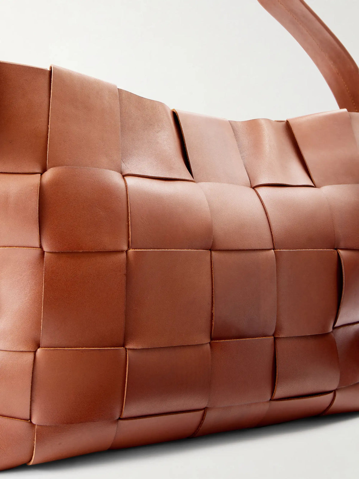 Woven Leather Tote