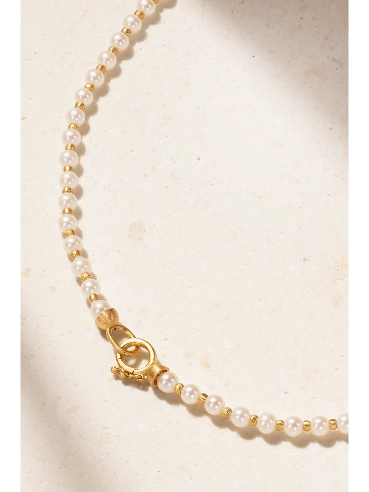 Love 18-karat Gold, Pearl And Opal Necklace