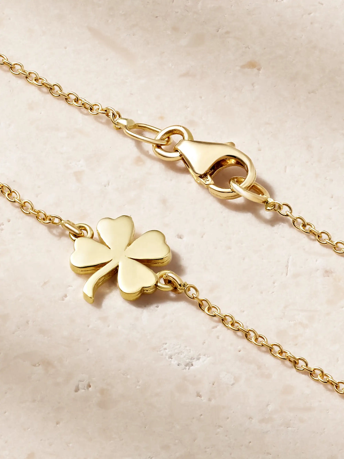 Mini Clover 18-karat Gold Bracelet