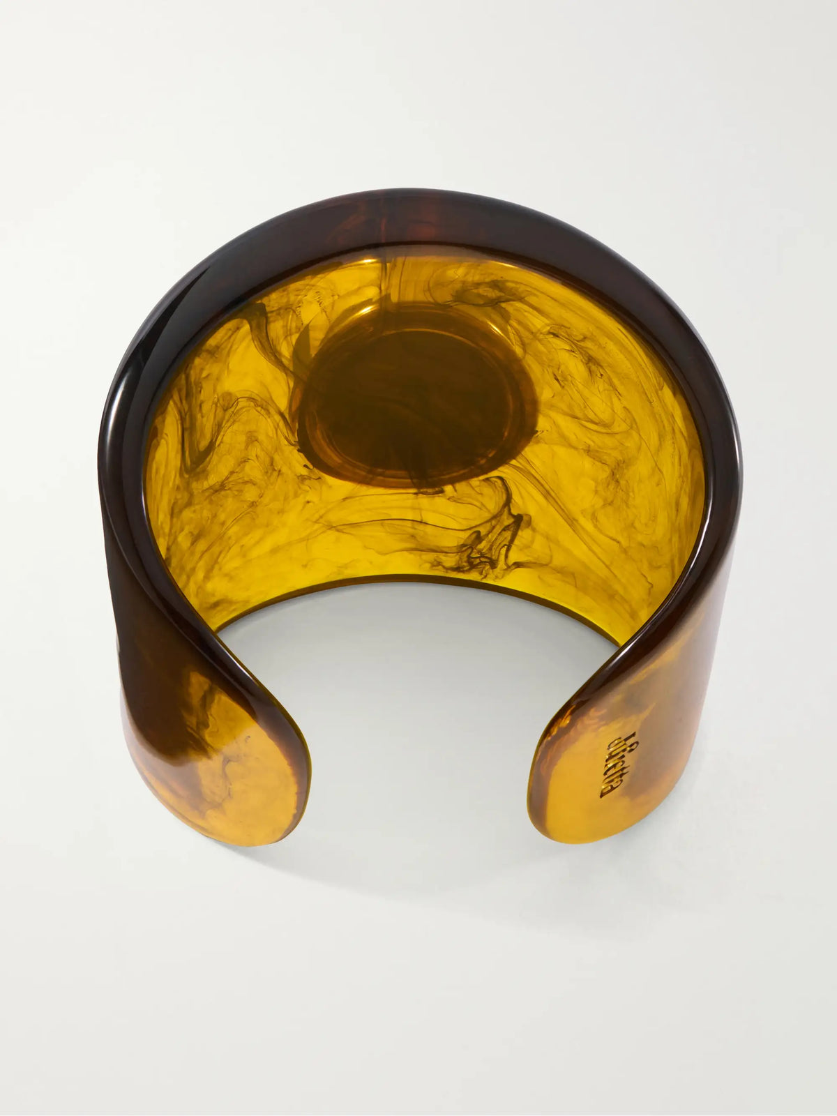 Nera Rhodium-plated, Onyx And Resin Cuff