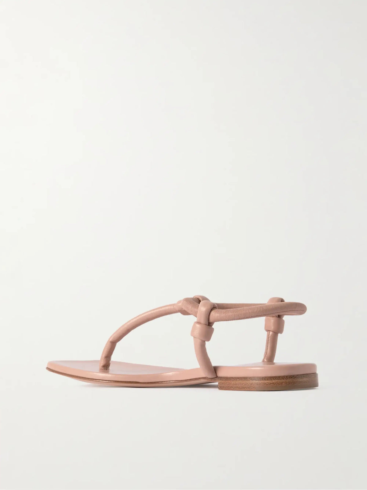 Juno Thong Knotted Leather Sandals