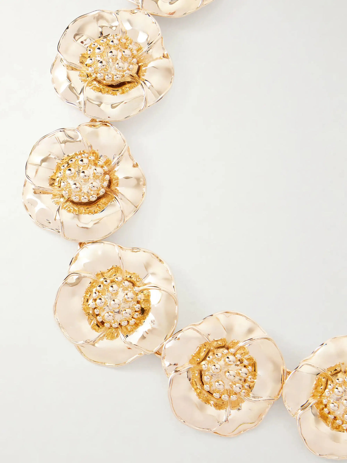Gold-tone Flower Necklace