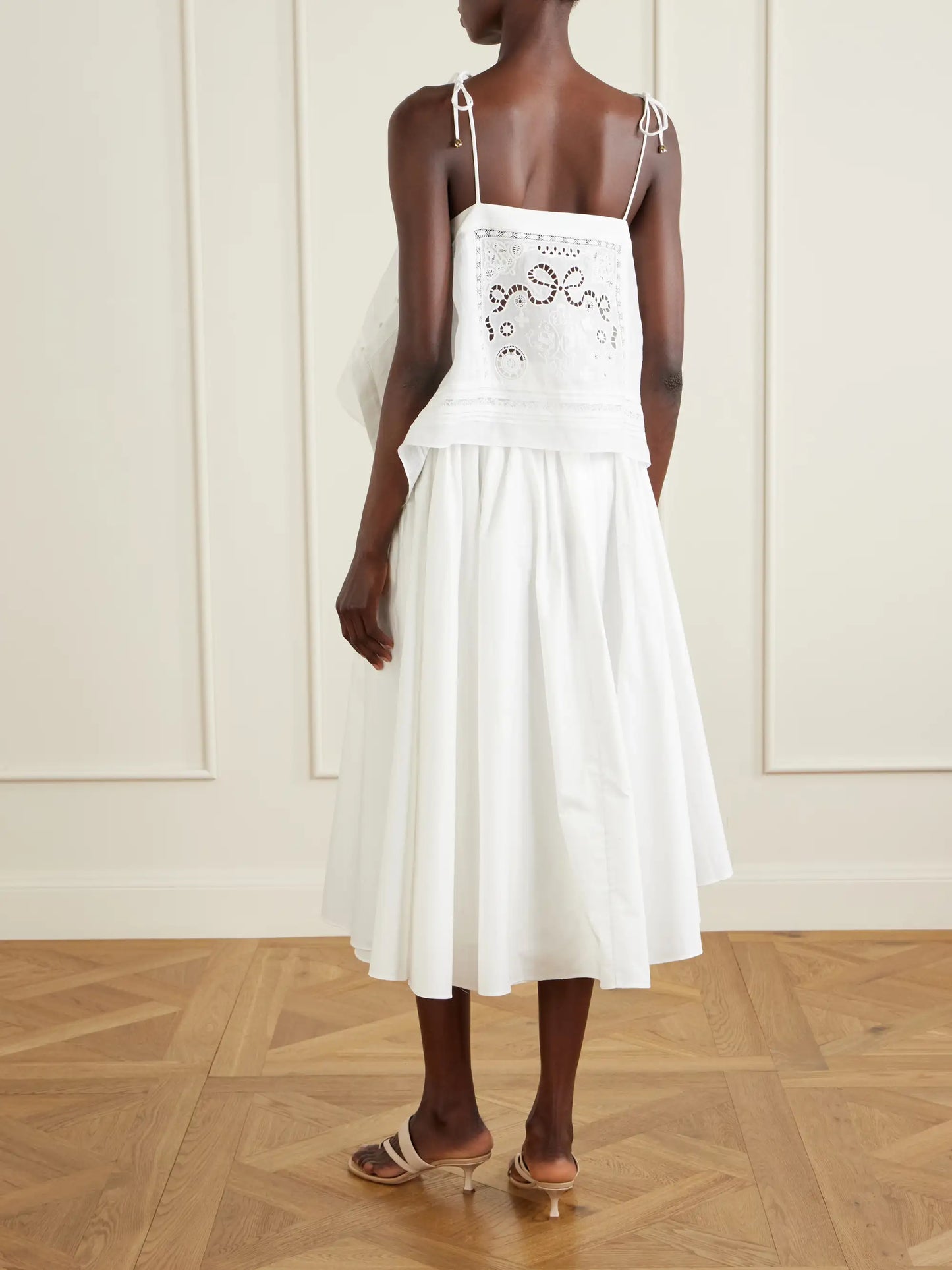 Embroidered Ramie Top