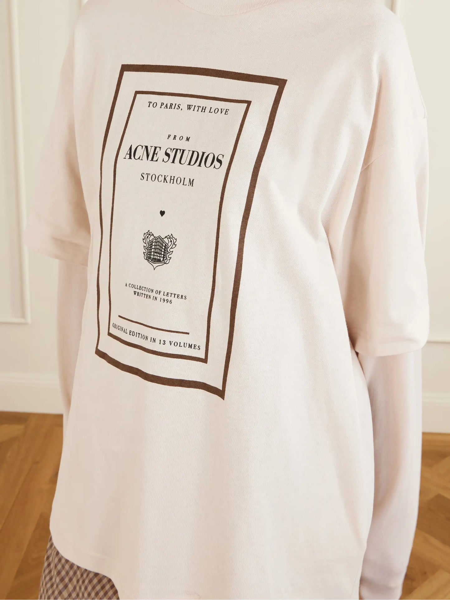 Edra Double Book Cover Printed Cotton-jersey T-shirt