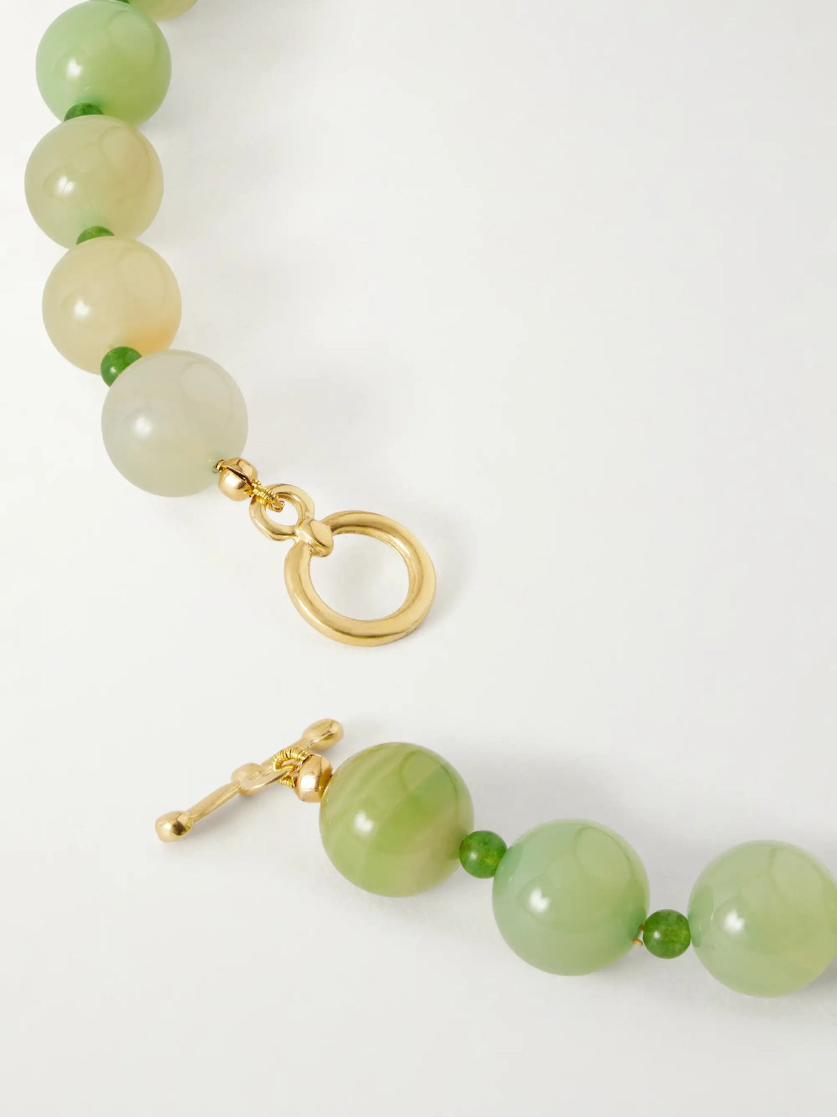 Daphne Gold-plated Jade Necklace