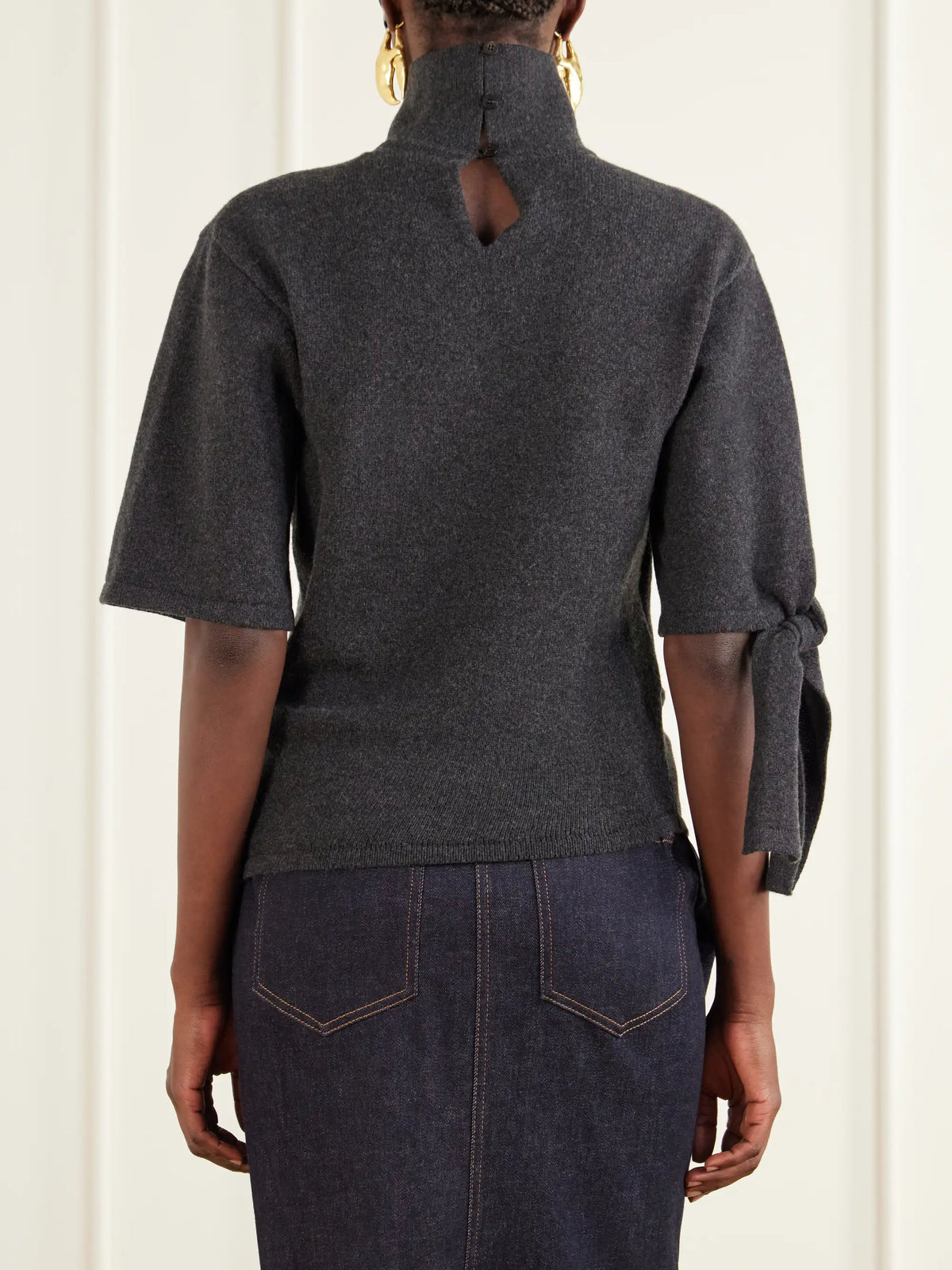 Jacquemus La Maille Fiocco Wool And Cashmere-blend Turtleneck Sweater