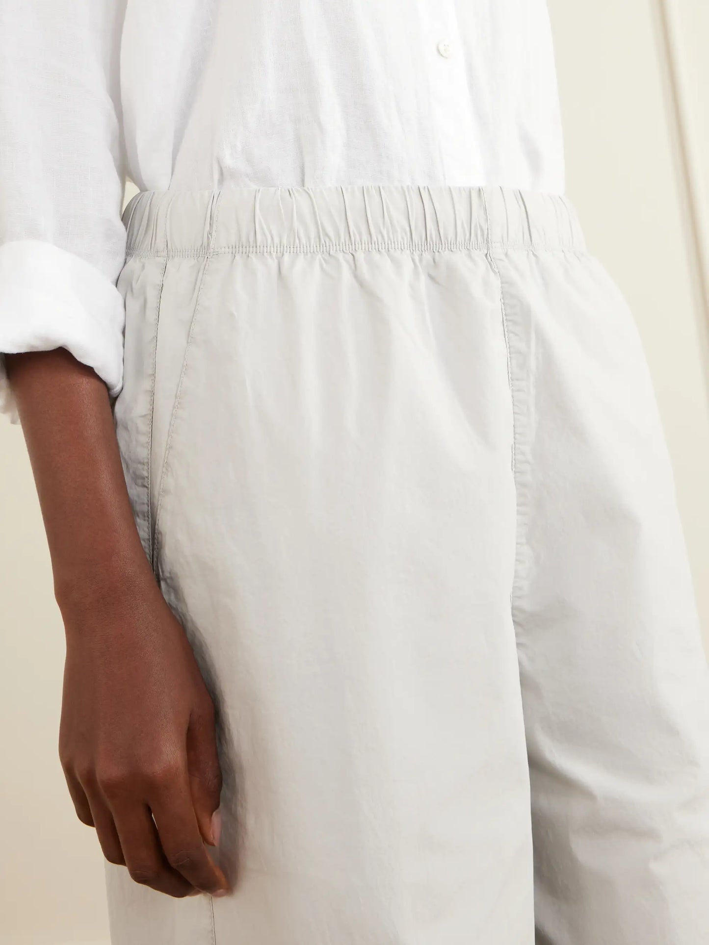 Cotton-blend Poplin Balloon Pants