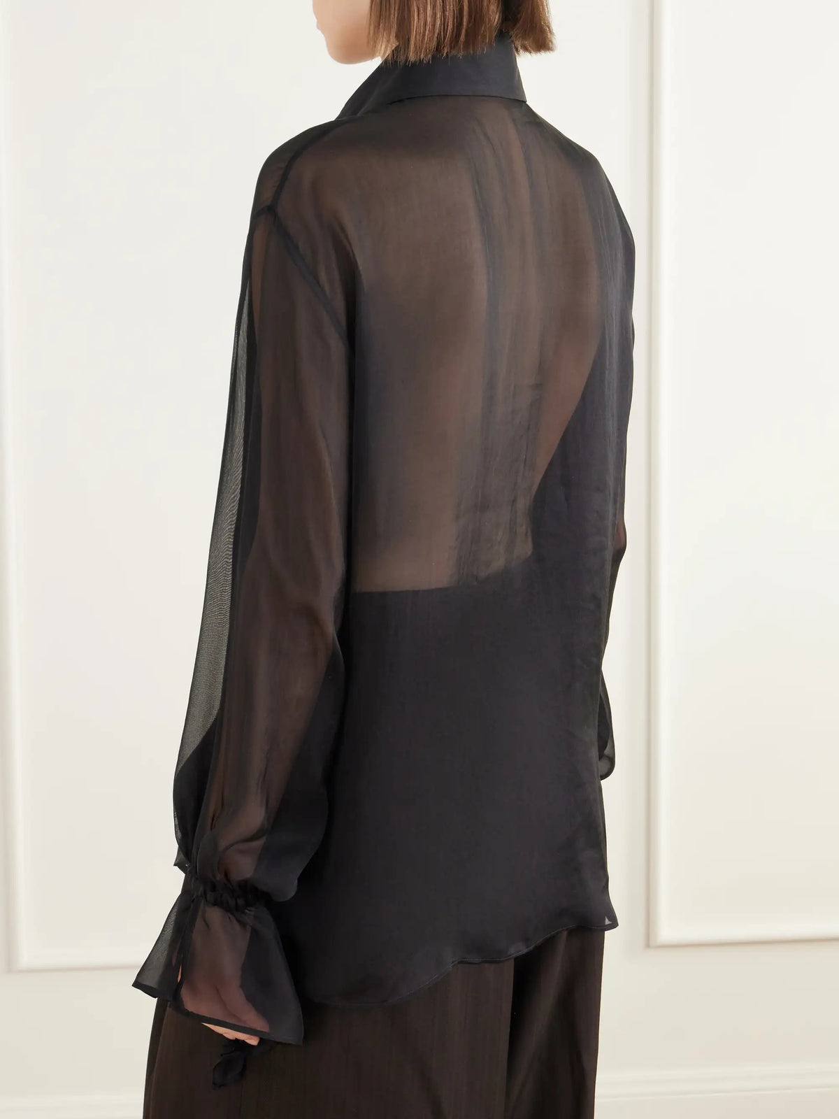 Etro Pintucked Silk-chiffon Shirt