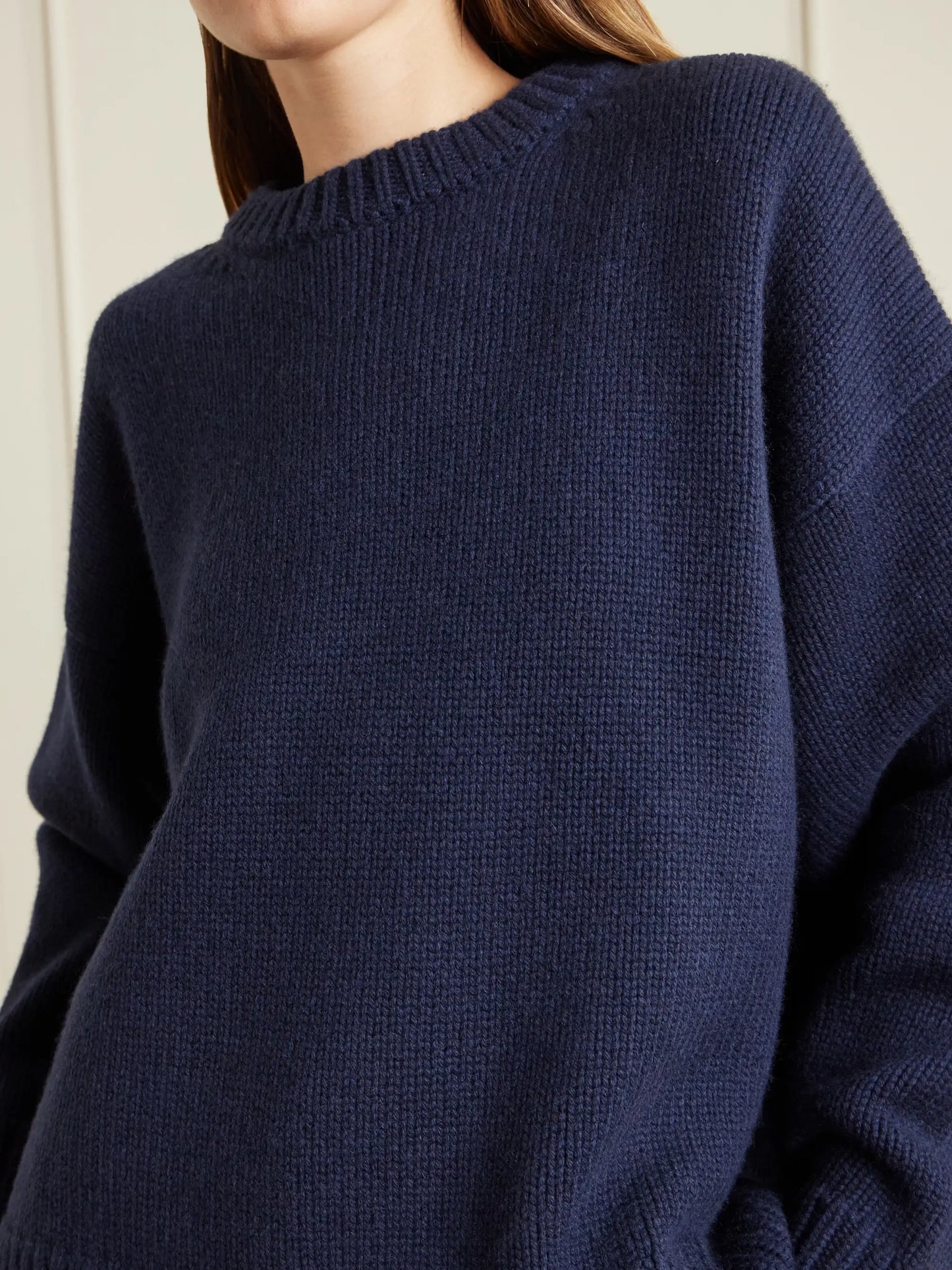 Essentials Ophelia Oversized Wool And Cashmere-blend Sweater