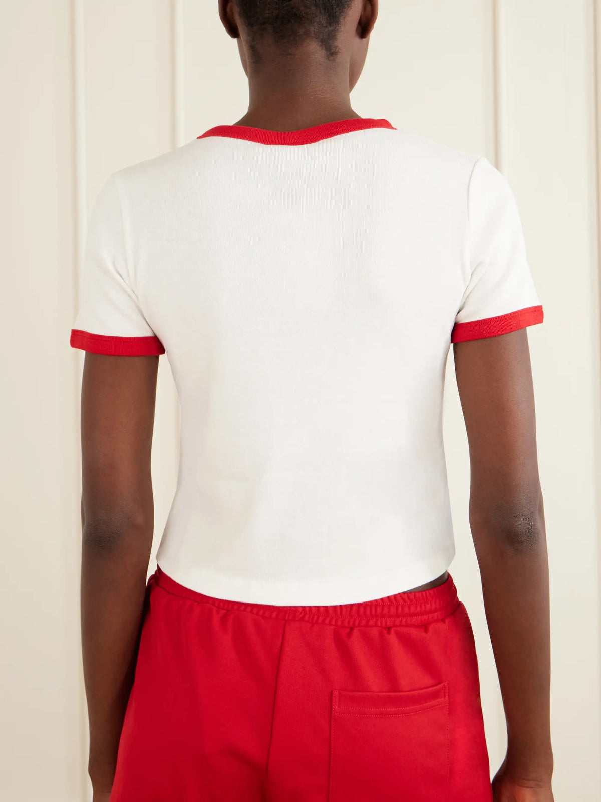 Sporty & Rich Printed Cotton-jersey T-shirt