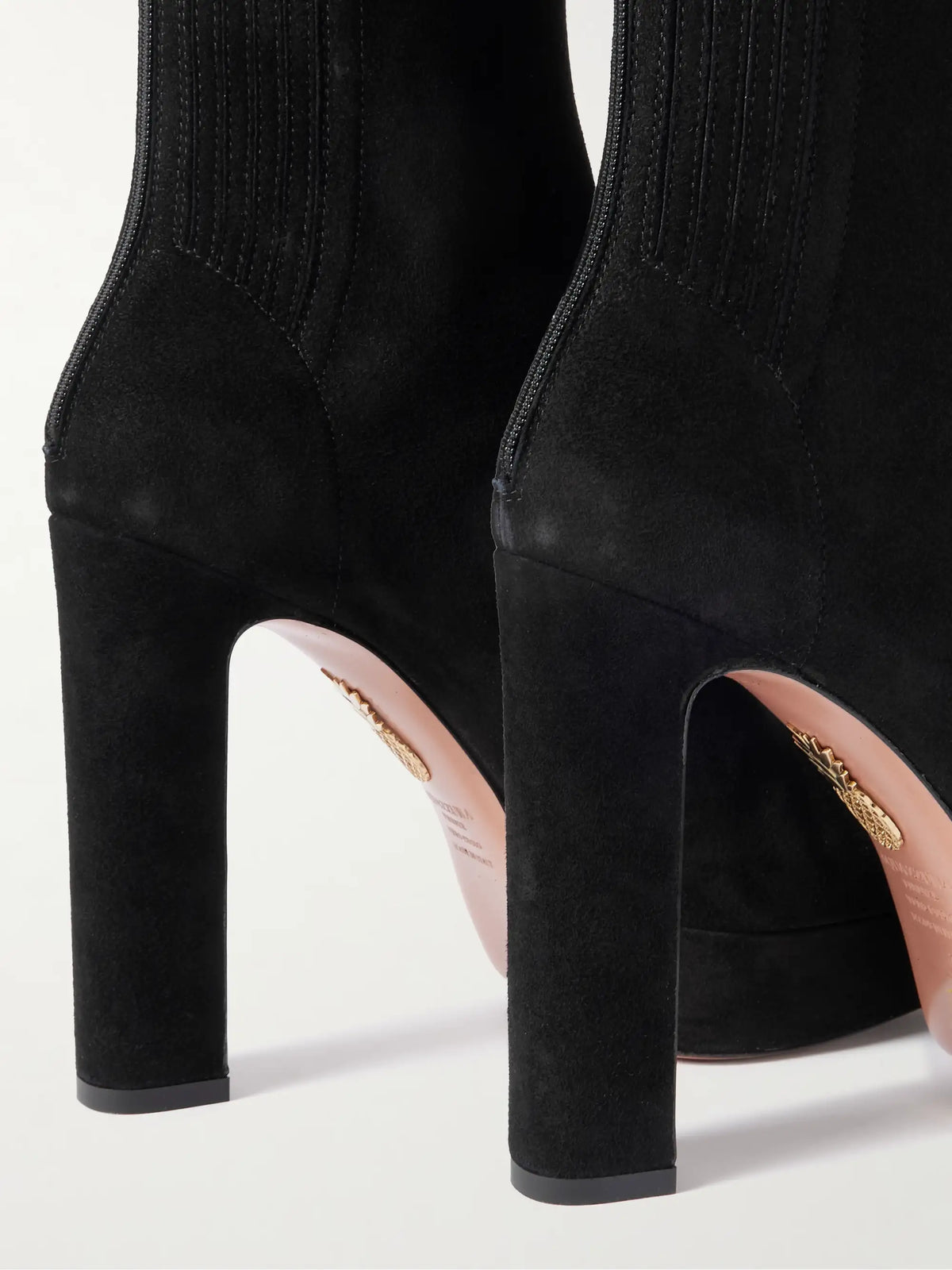 Martine 110 Suede Platform Ankle Boots