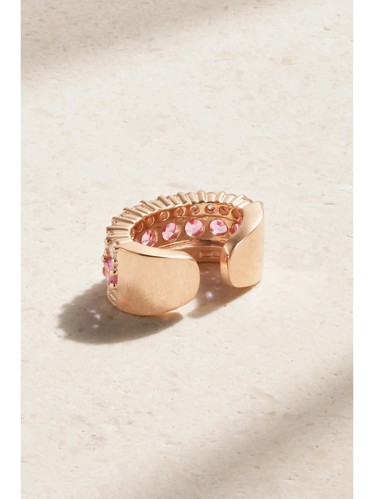 Lola 18-karat Rose Gold, Sapphire And Diamond Ear Cuff