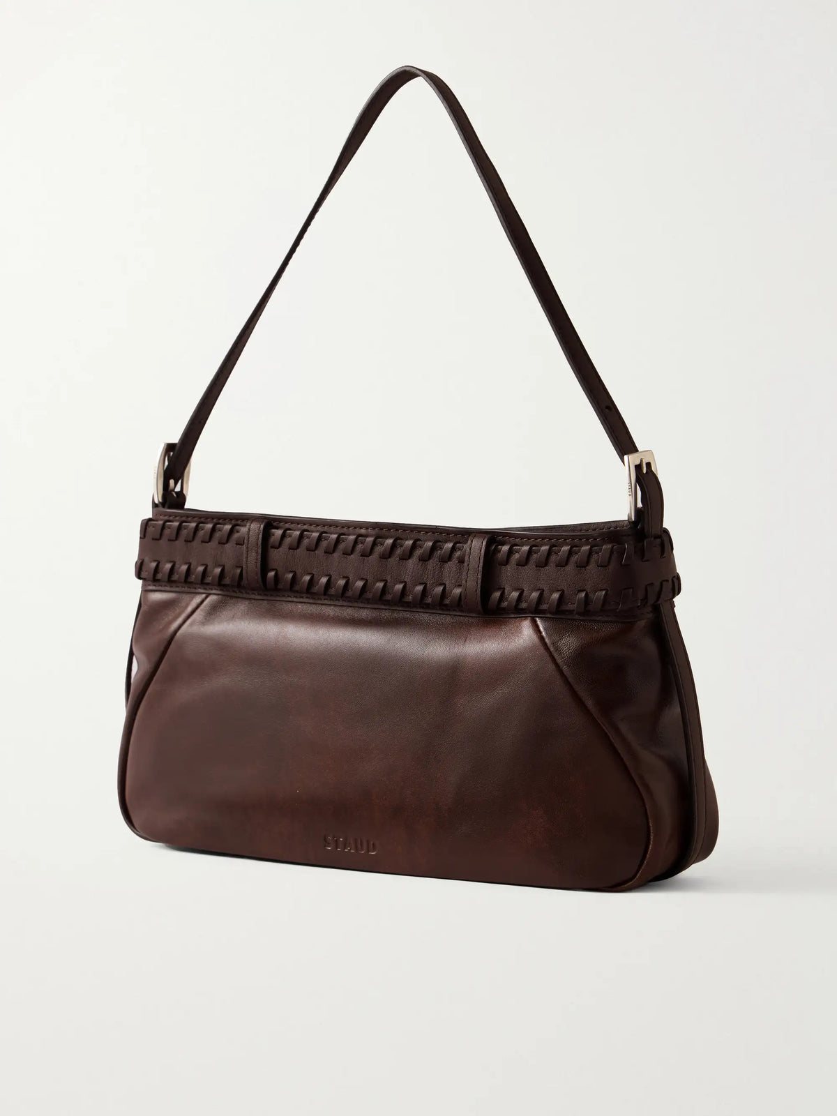Brooklyn Belted Leather Shoulder Bag