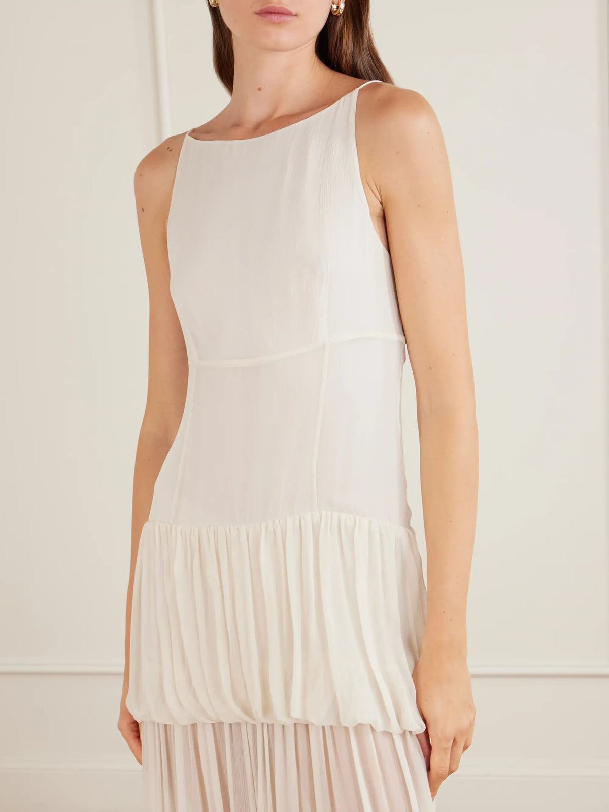 LIBEROWE Nina Tiered Silk-chiffon Maxi Dress