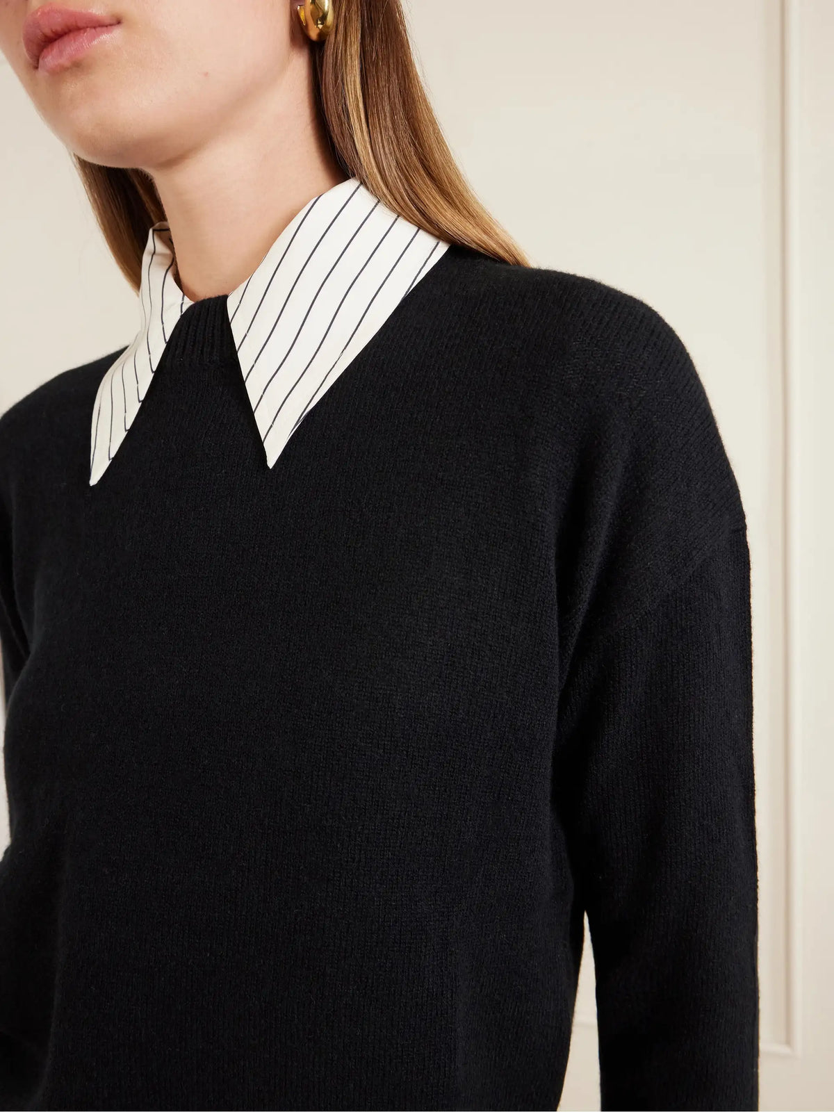 Allude + Net Sustain Wool And Cashmere-blend Sweater
