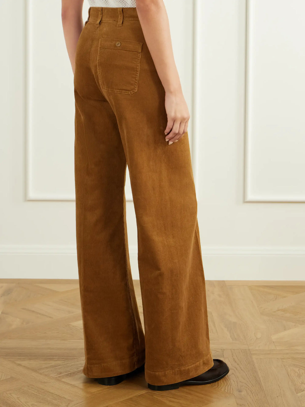 Polo Ralph Lauren Cotton-blend Corduroy Wide-leg Pants