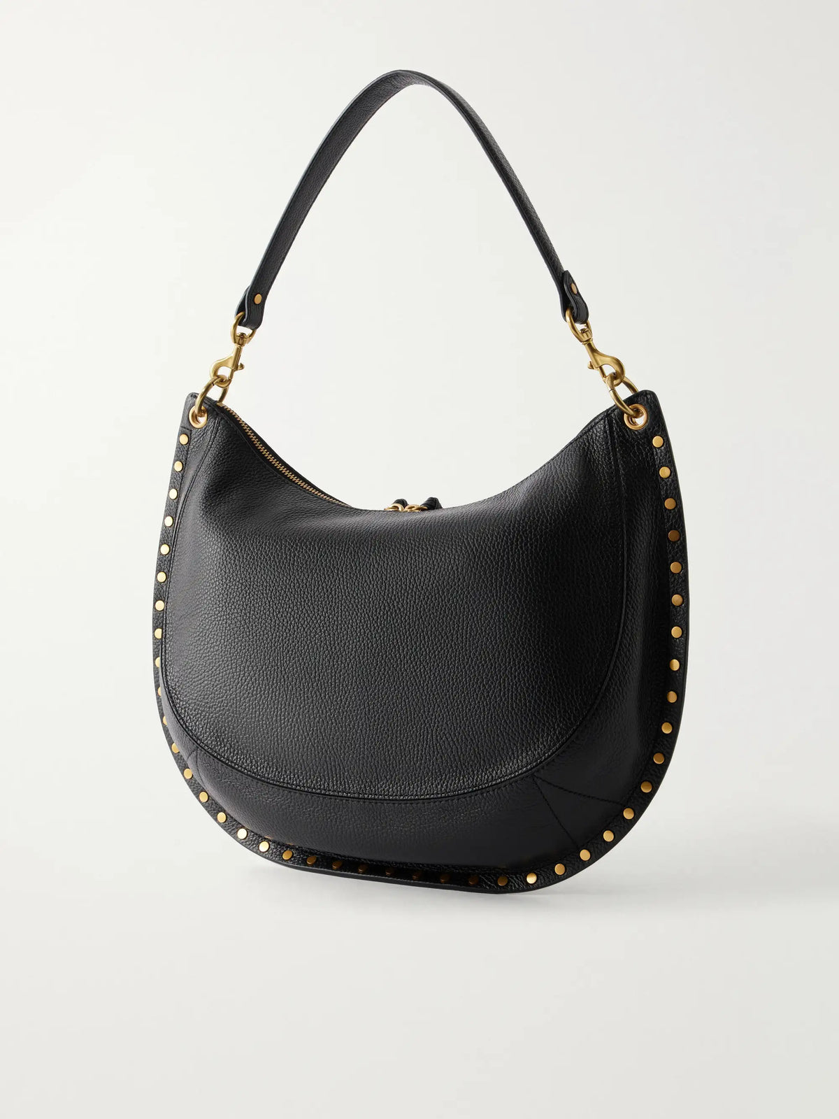 ISABEL MARANT Oskan Embellished Textured-leather Shoulder Bag