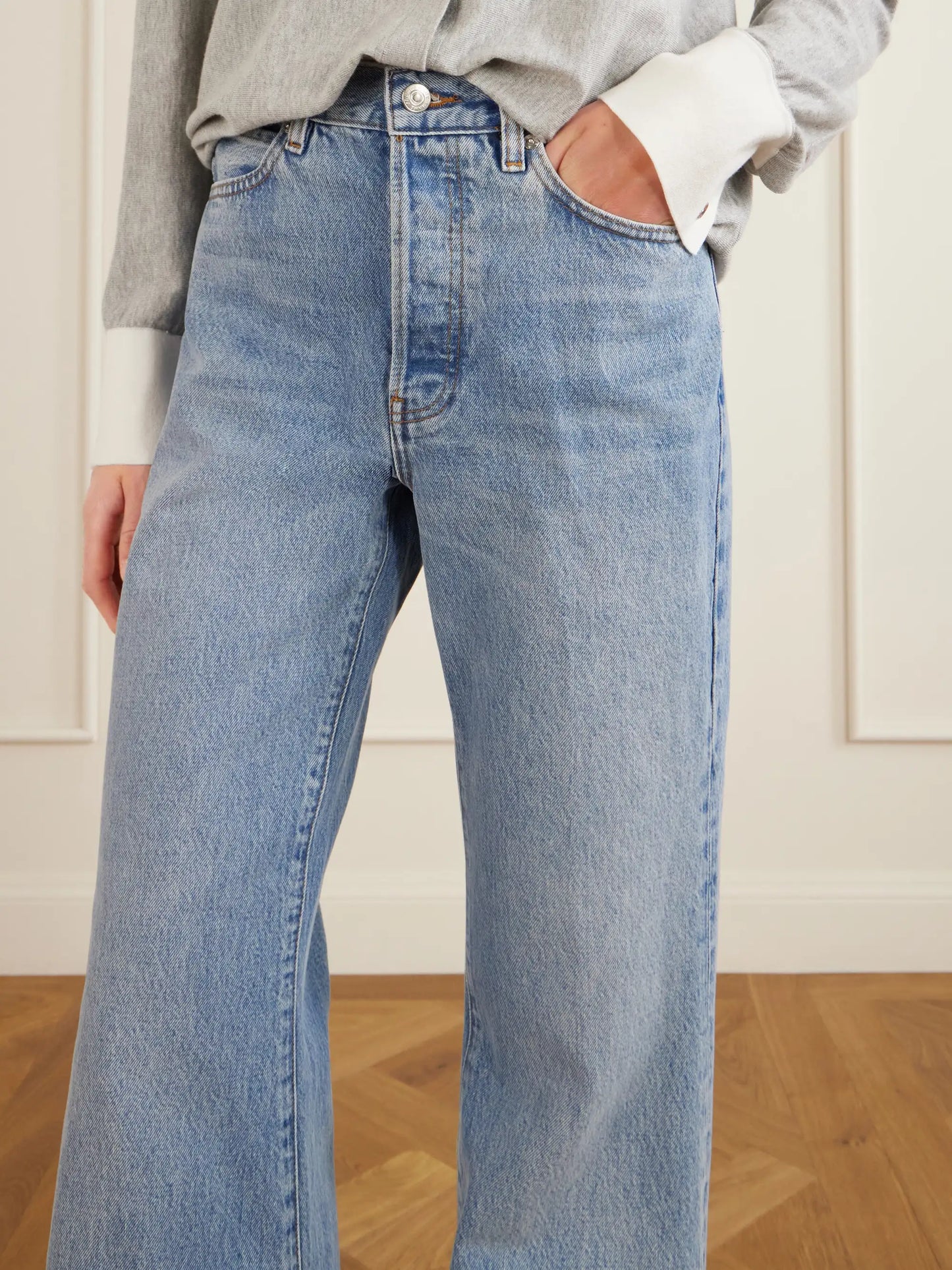 High Rise Flare High-rise Flared Jeans