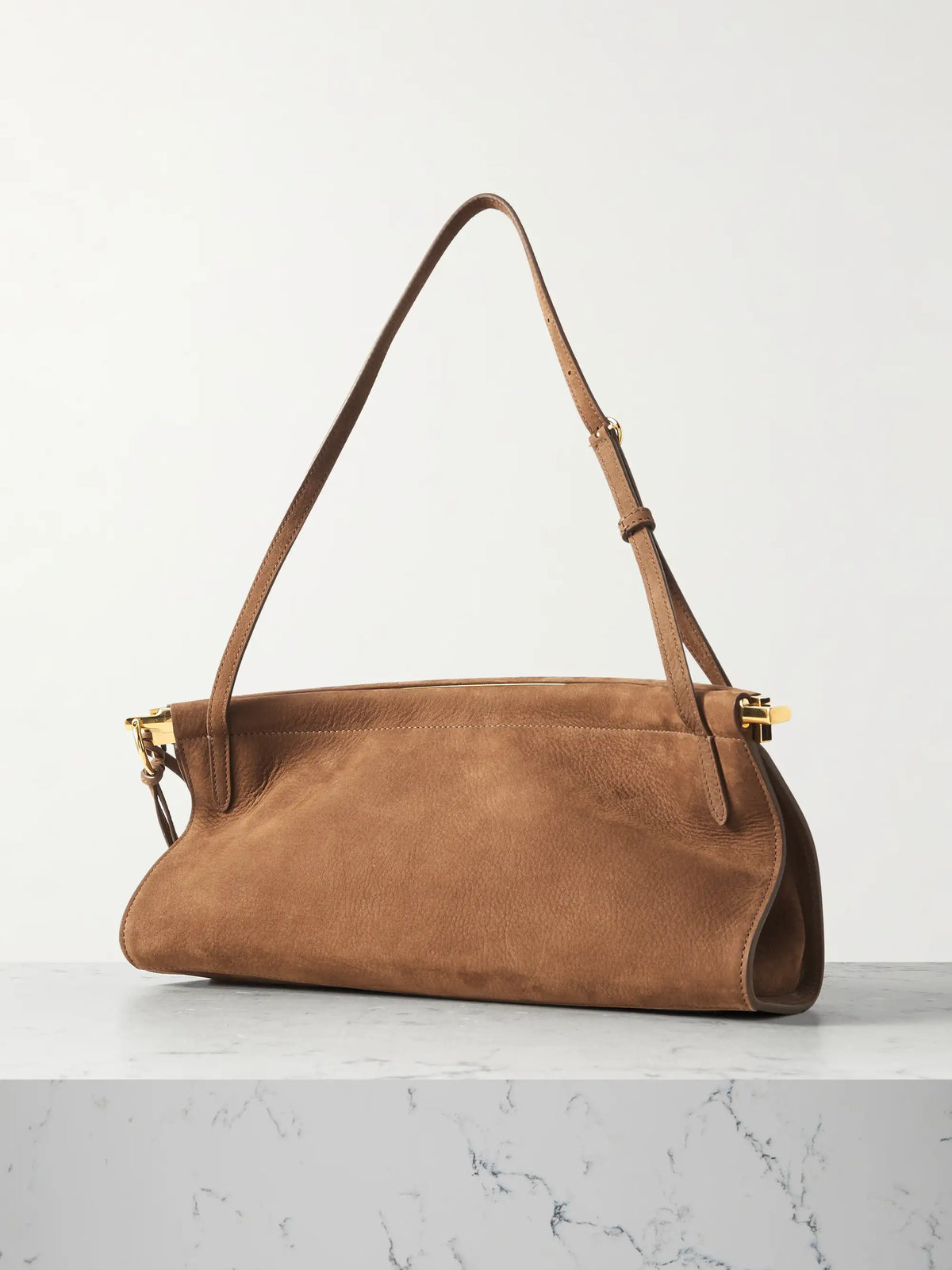 Click Medium Nubuck Shoulder Bag
