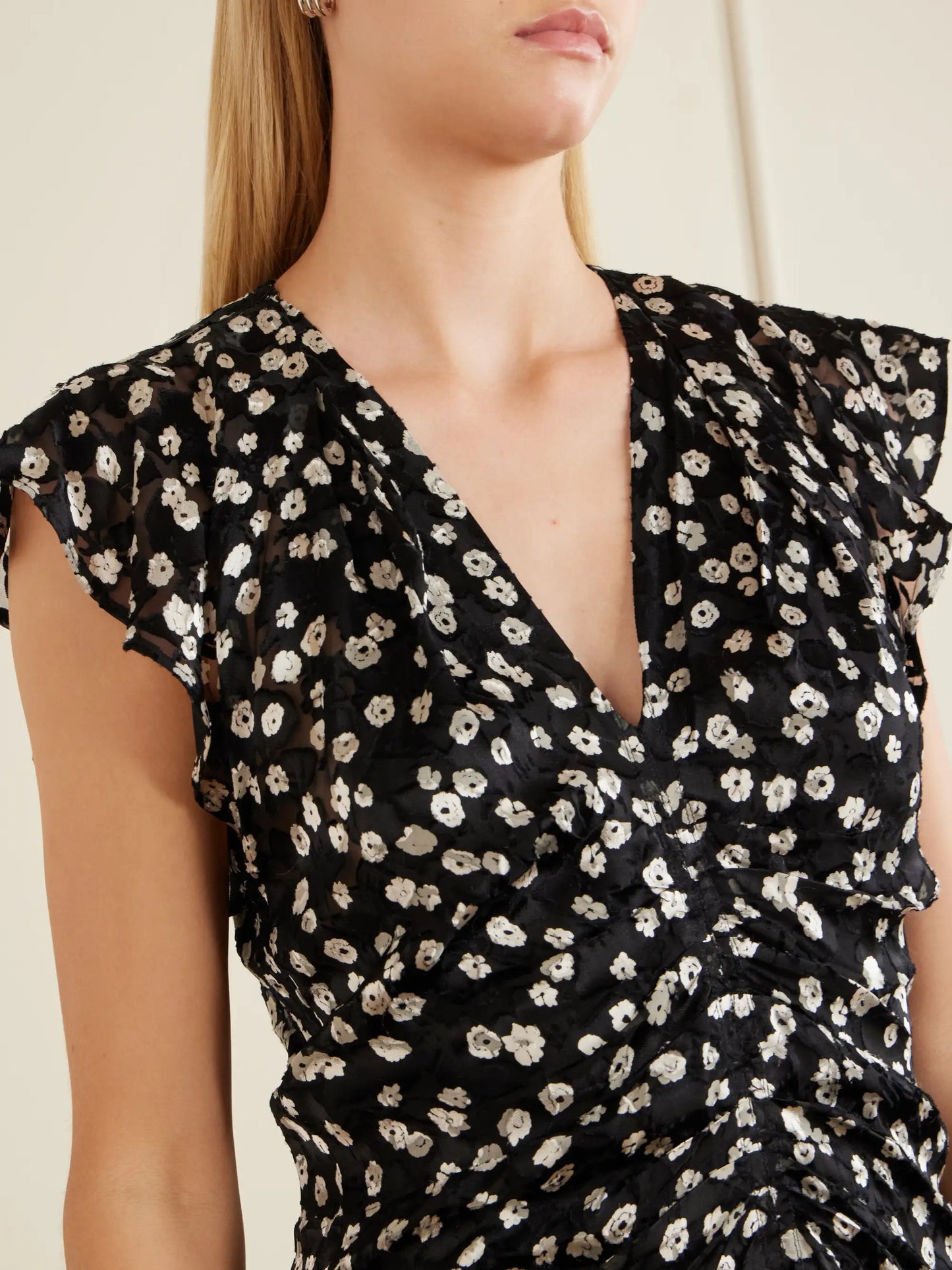 Lyndsay Floral-print Chiffon Midi Dress