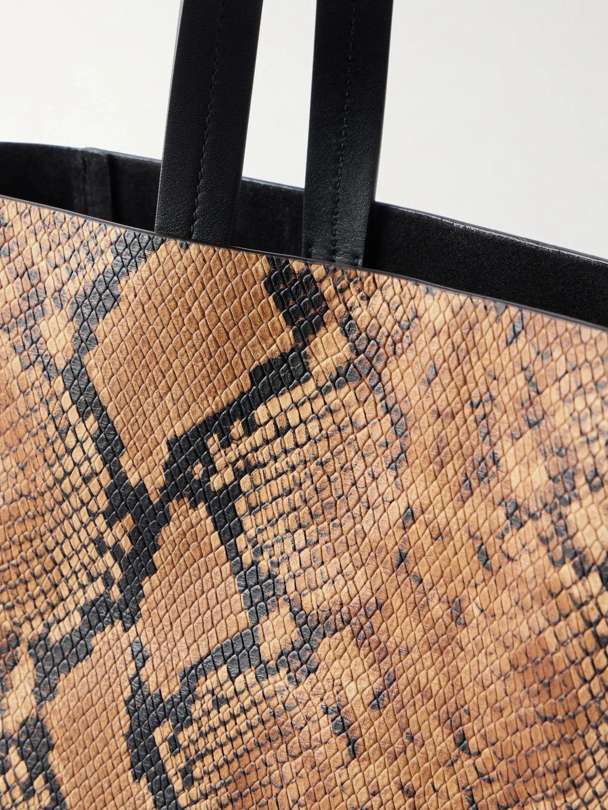 Keith Medium Animal-print Leather Tote