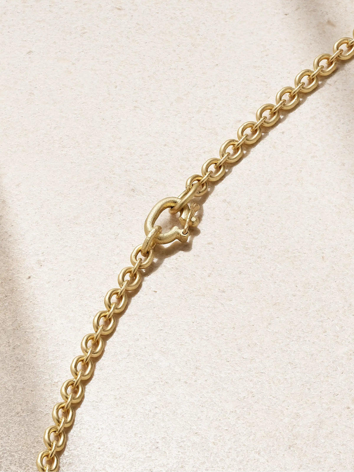 Large Heart 18-karat Gold Necklace