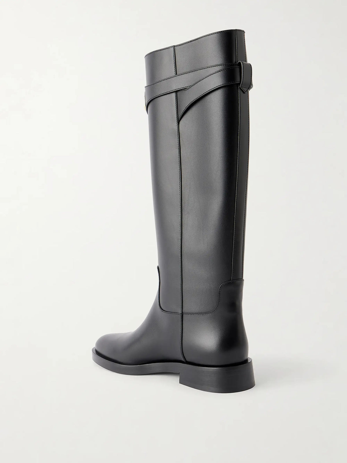 Vlogo-embellished Leather Boots