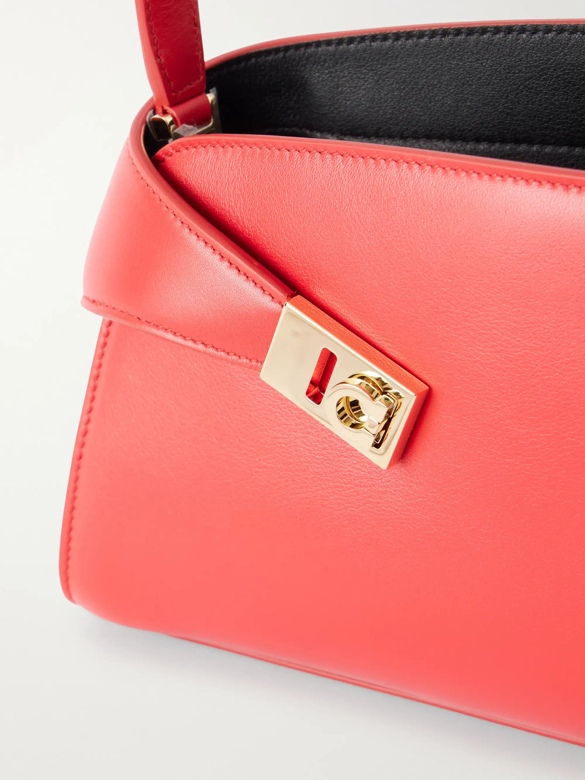 Hug Leather Shoulder Bag