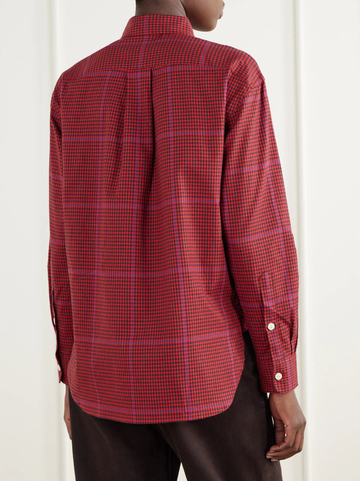 Polo Ralph Lauren Logo-embroidered Gingham Cotton-flannel Shirt
