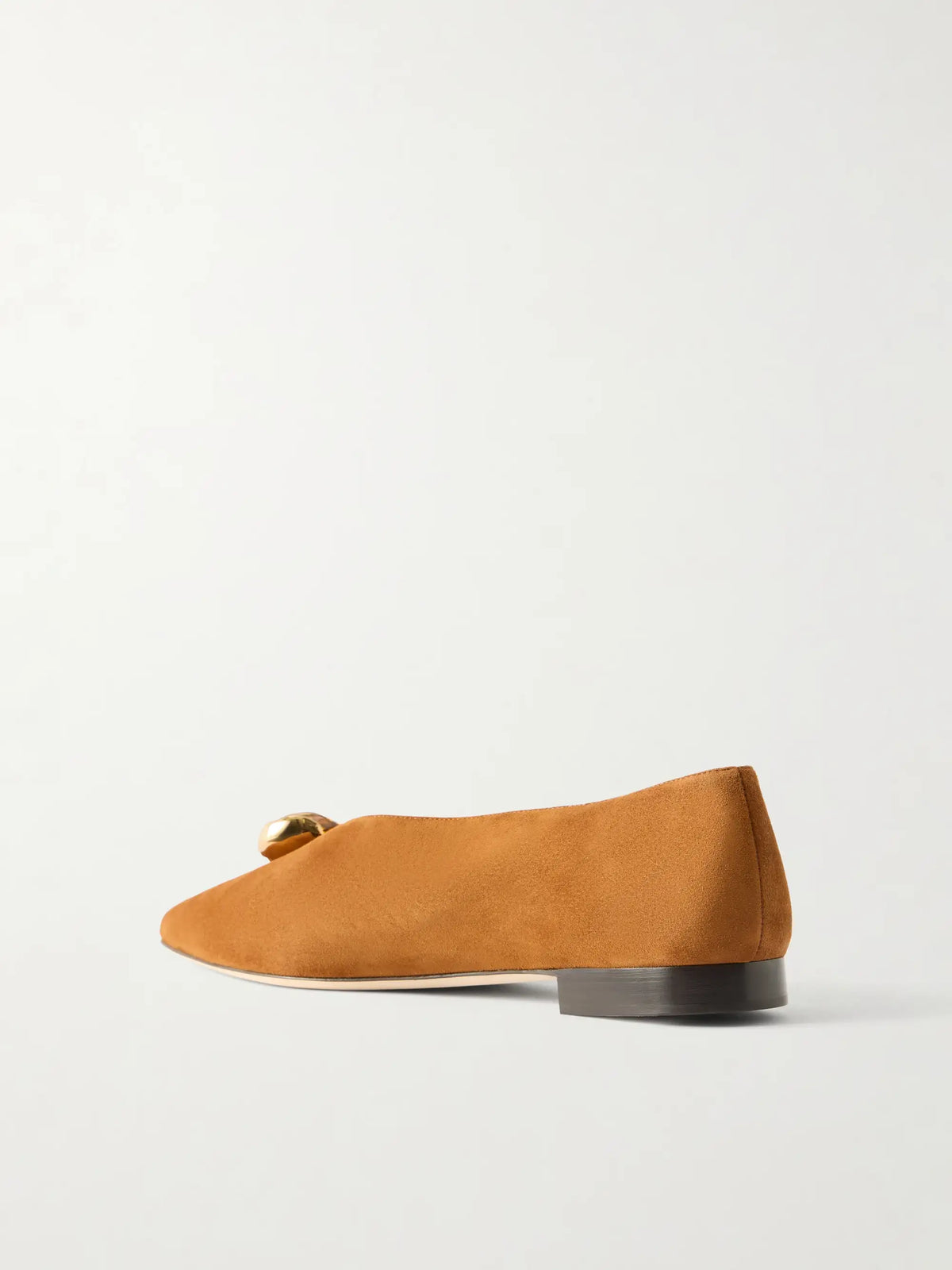 Margot Embellished Suede Ballet Flats