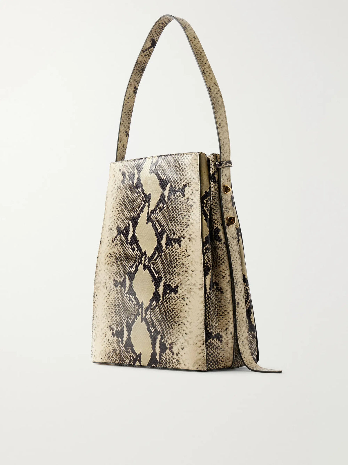 Somalia Snake-effect Leather Shoulder Bag