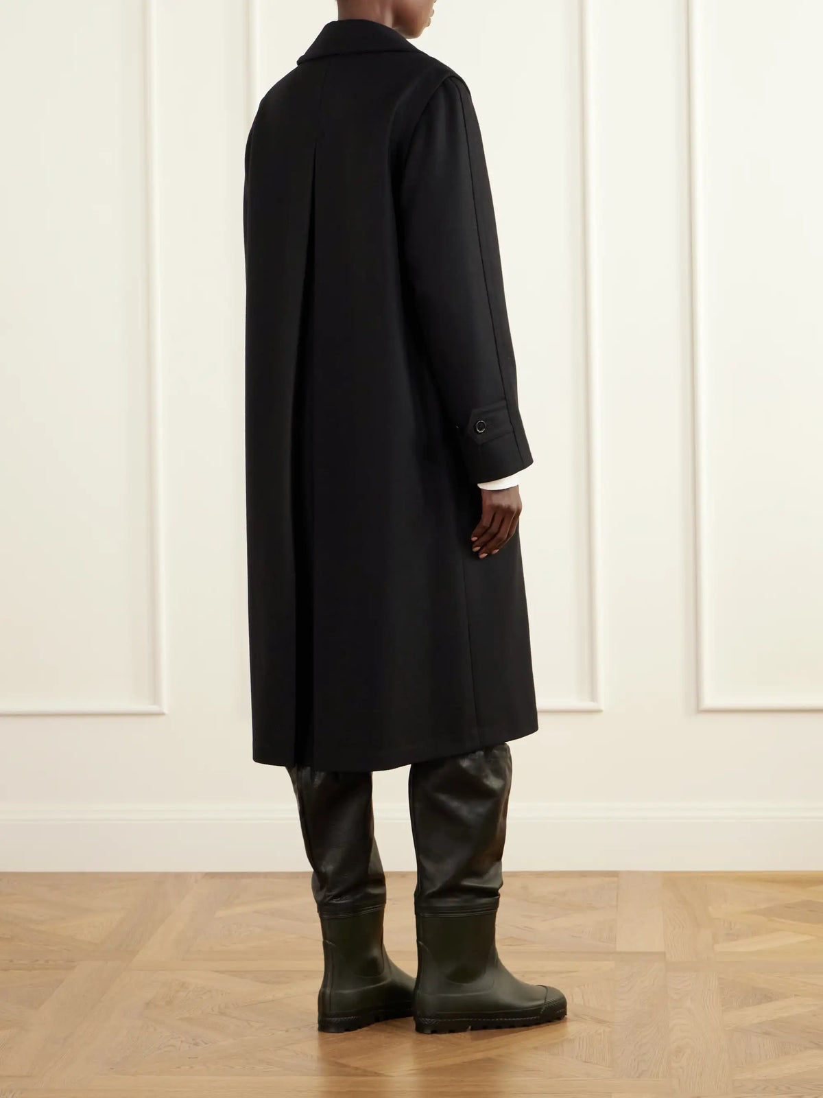 RIER Loden Felted Virgin Wool Coat