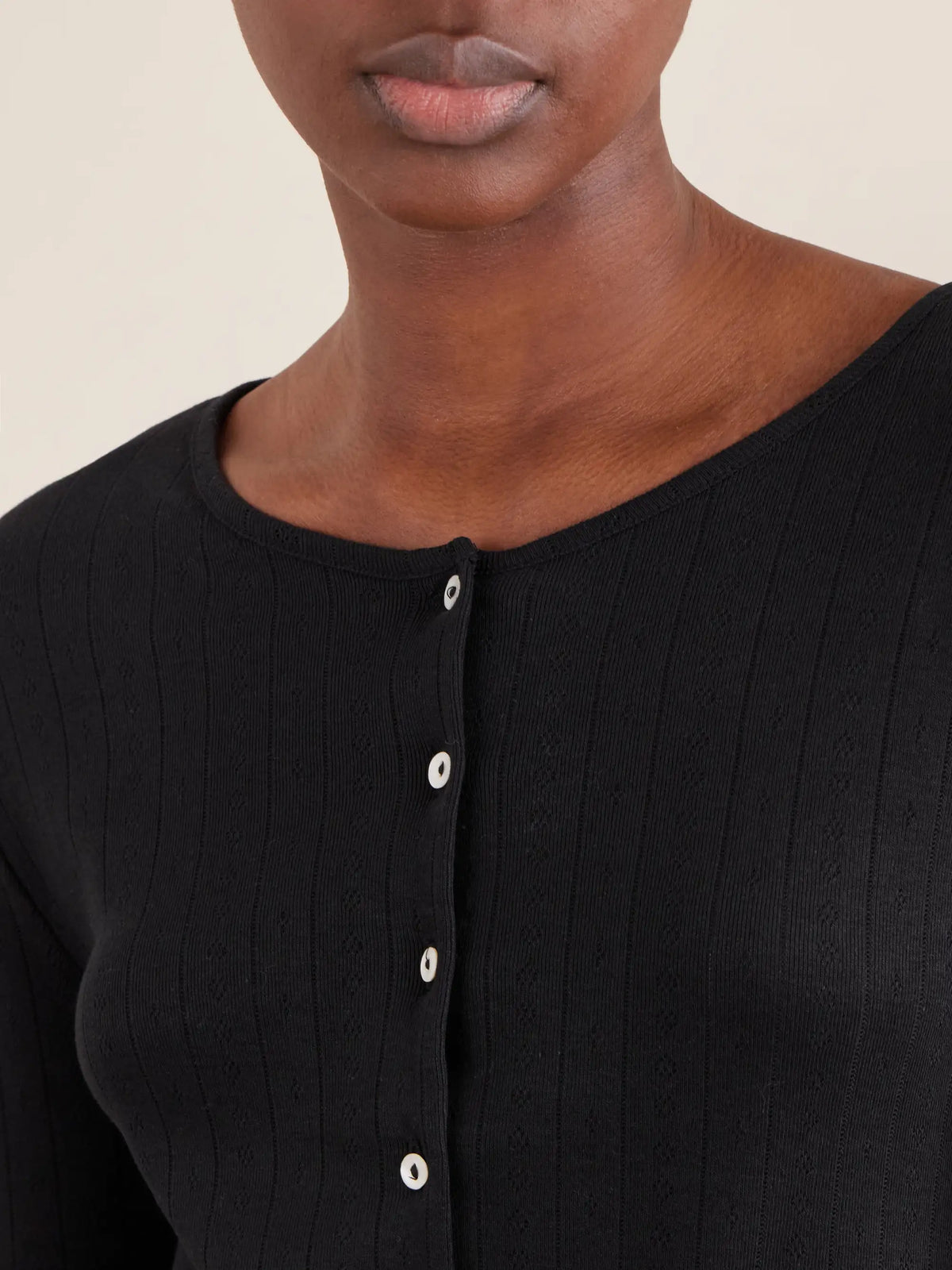 Edie Open-knit Organic Cotton Cardigan