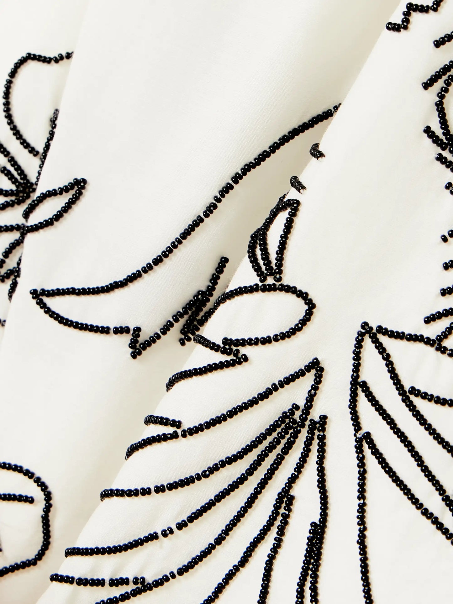 Cockatoo Tap Bead-embellished Cotton And Silk-blend Shorts