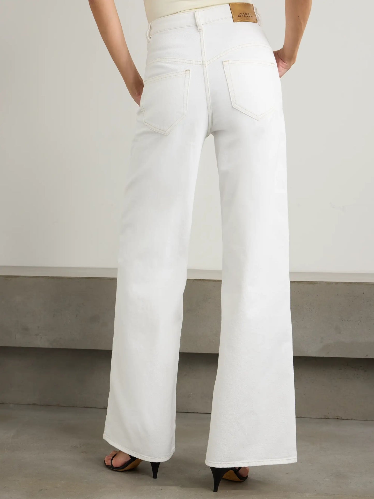 Lemony High-rise Wide-leg Jeans