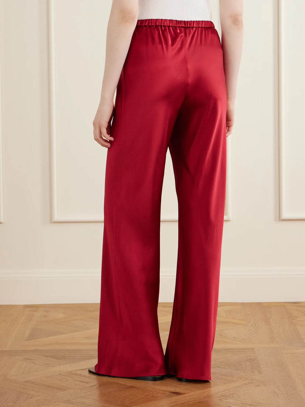 Silk-bias Pants