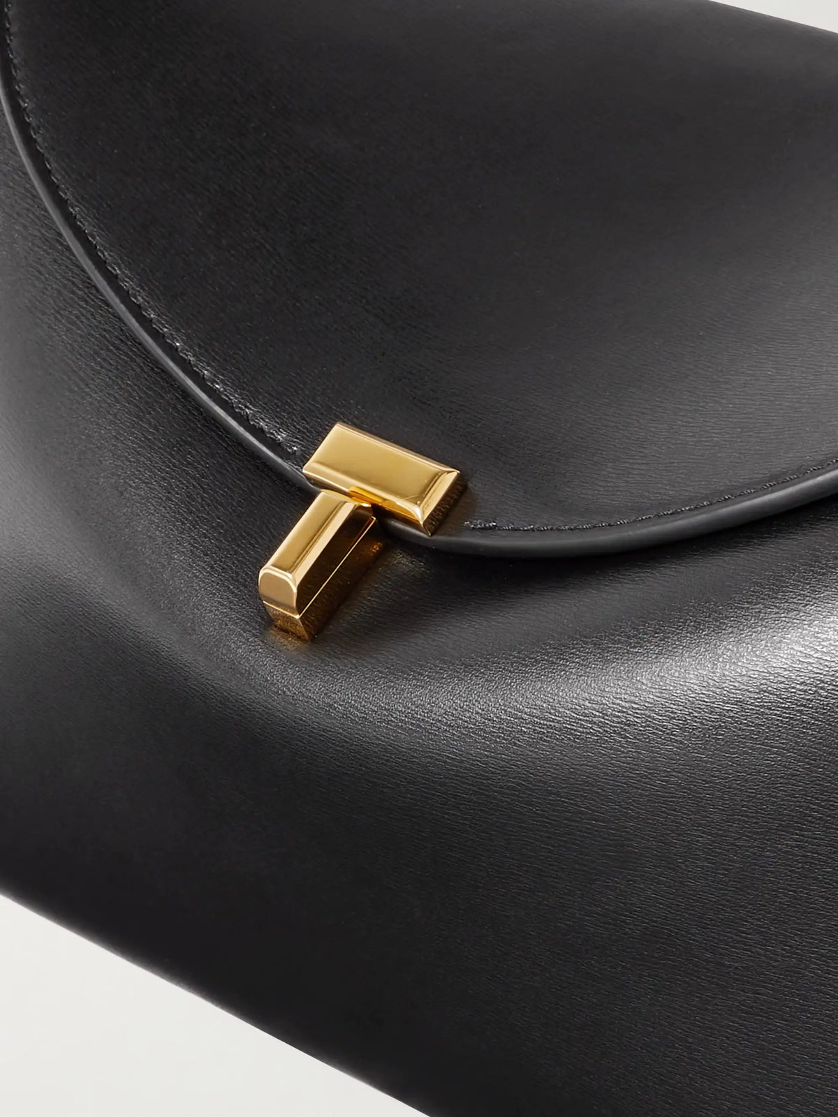 T-lock Leather Shoulder Bag