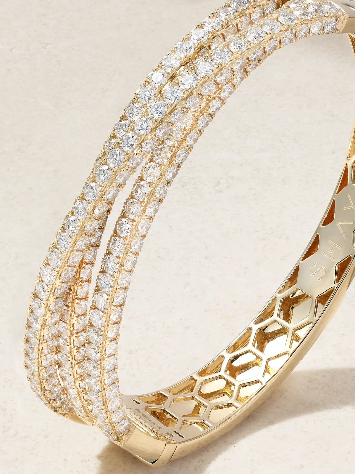 SHAY 18-karat Gold Diamond Bangle
