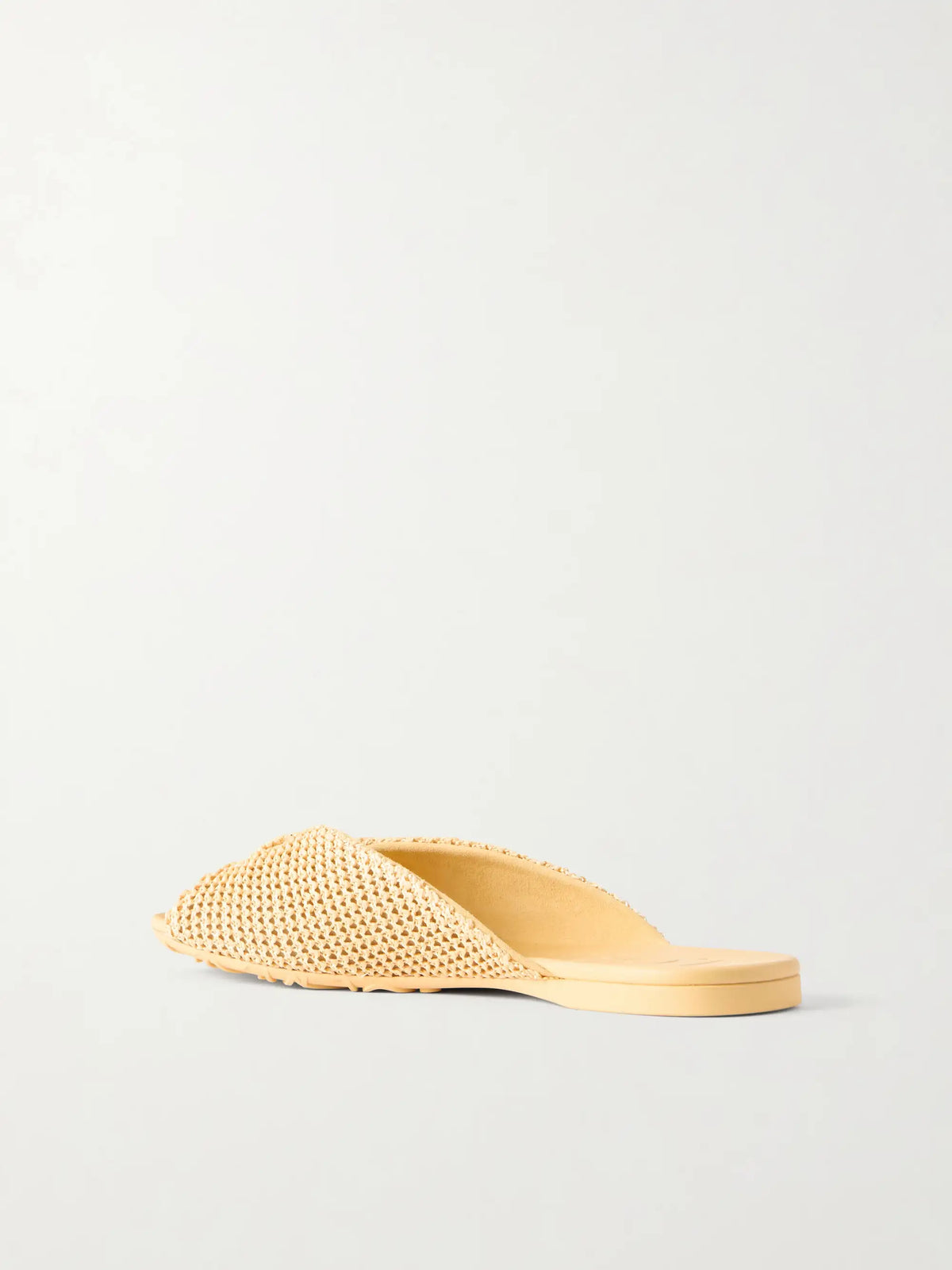 + Paula's Ibiza Pebble Raffia-effect Sandals Slides