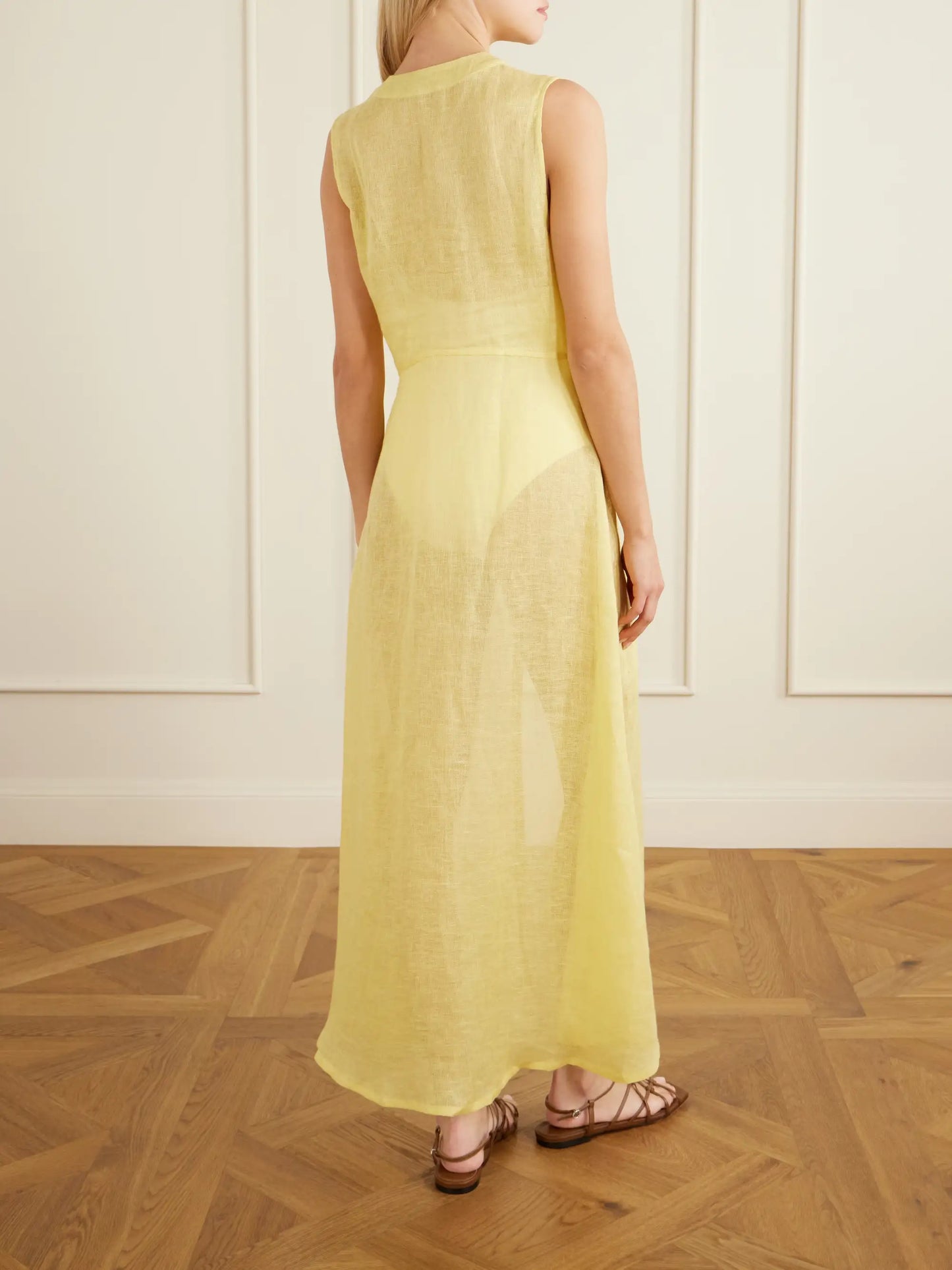 Linen Maxi Dress