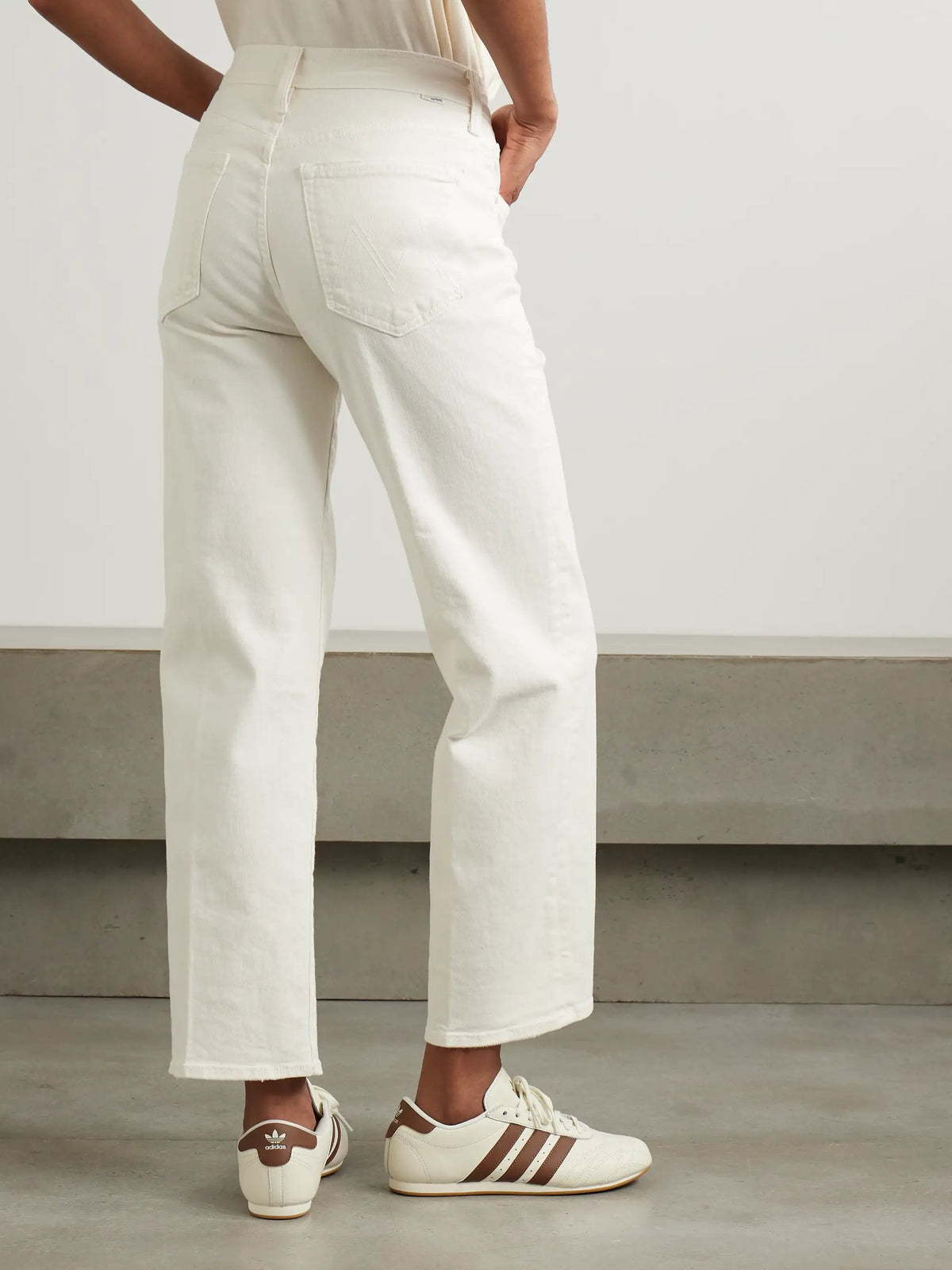 The Rambler Zip Ankle Cropped Straight-leg Jeans