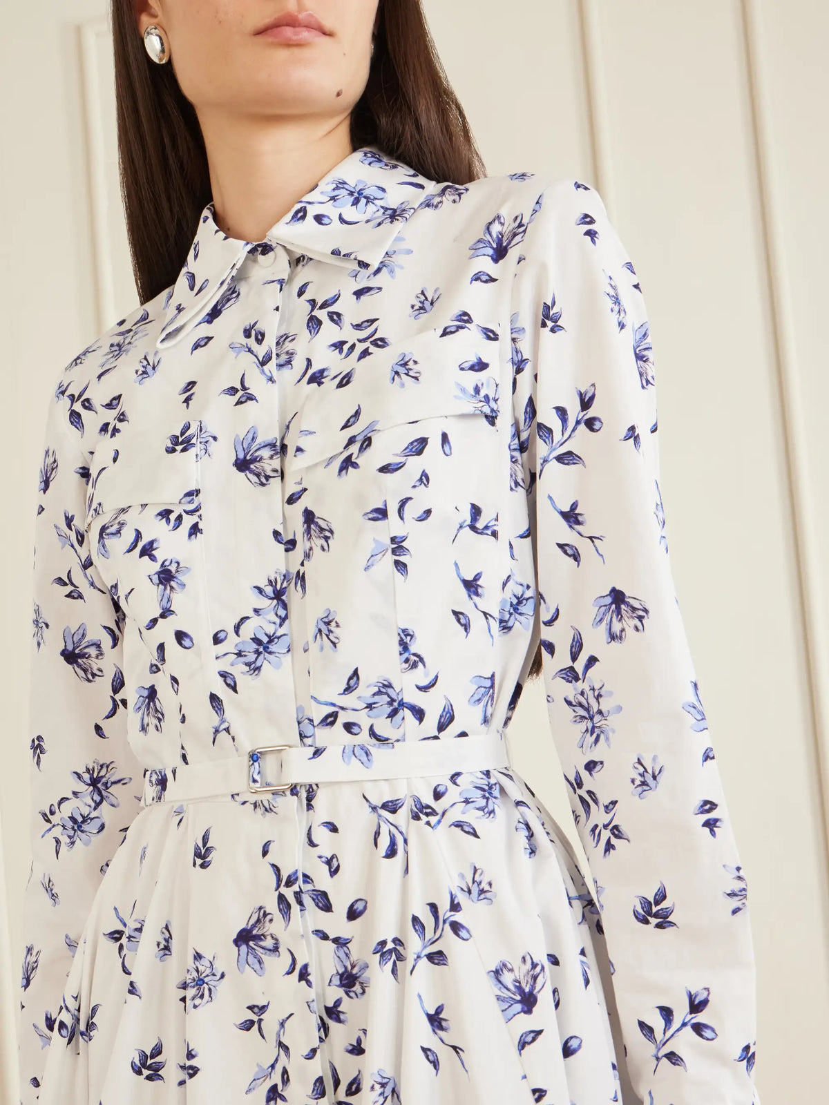 Emmalyna Floral-print Organic Cotton-poplin