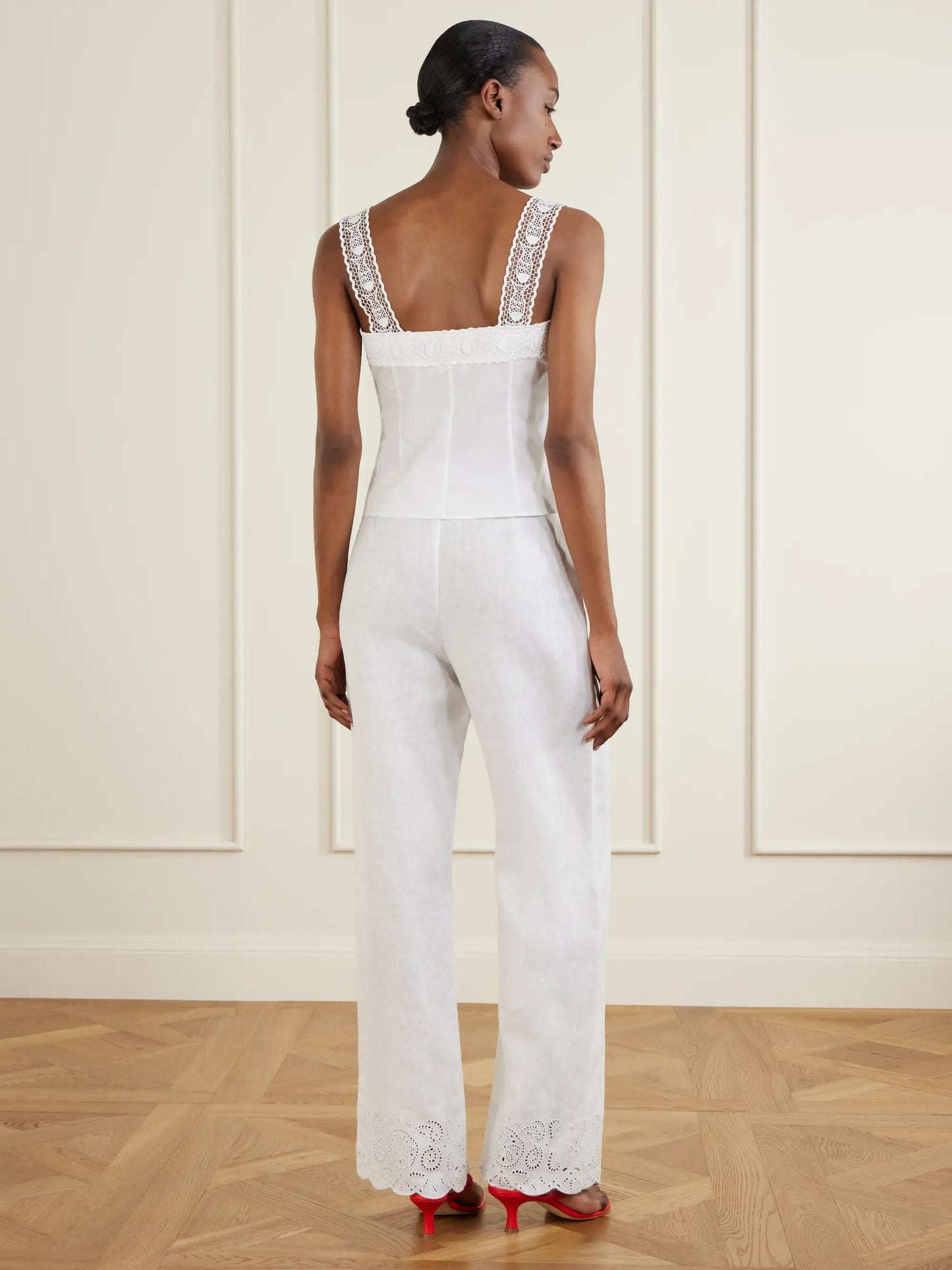 + Da Adolfo Matilde Cotton-blend Tank