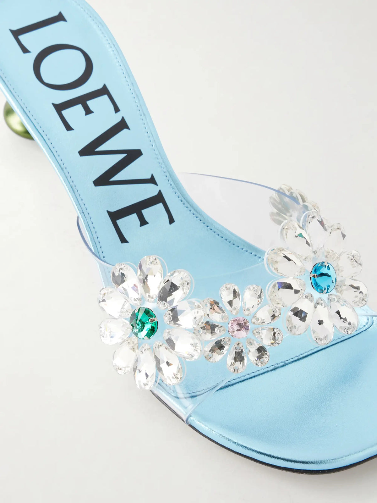 + Paula'a Ibiza Flower Embellished Pvc Mules