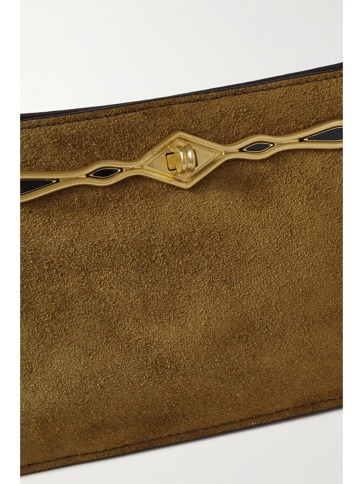 + Fernando Jorge Ease Embellished Suede Clutch