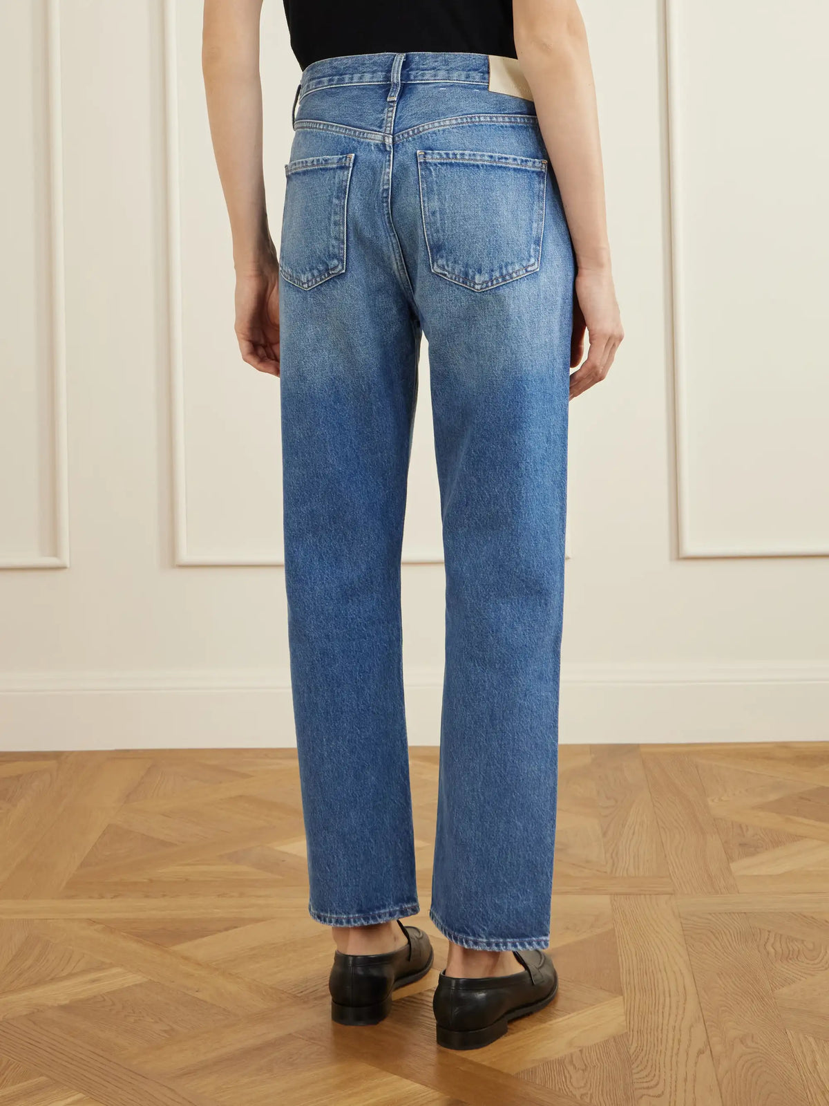 Blaine High-rise Straight-leg Jeans